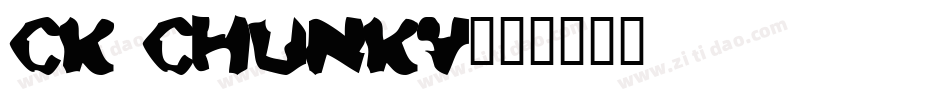CK Chunky字体转换